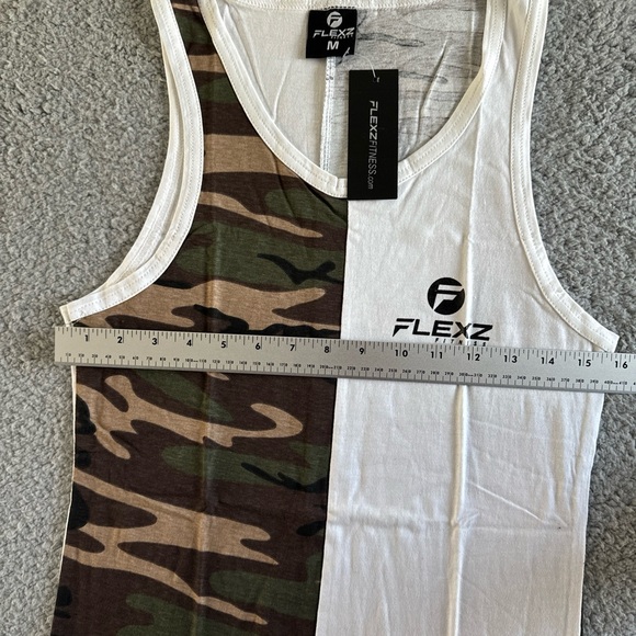 Men's Flex’s Fitness Muscle Tank Top Gym Active Wear  Unisex Bodybuilding NWT M - Picture 6 of 10